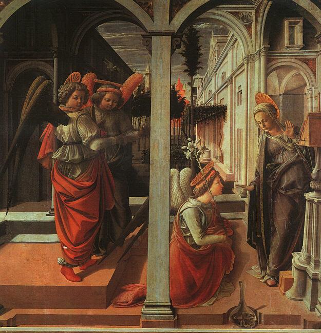 The Annunciation, Fra Filippo Lippi